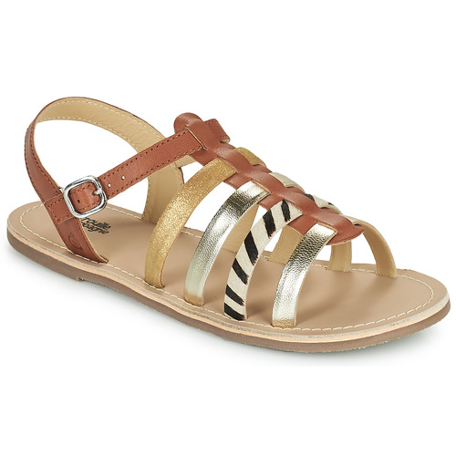 Schuhe Mädchen Sandalen / Sandaletten Citrouille et Compagnie MAYANA Braun