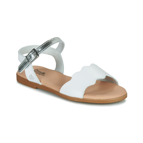 Schuhe Mädchen Sandalen / Sandaletten Citrouille et Compagnie OBILO Weiss