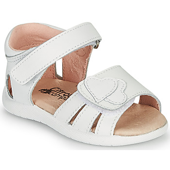 Schuhe Mädchen Sandalen / Sandaletten Citrouille et Compagnie OLESS Weiss