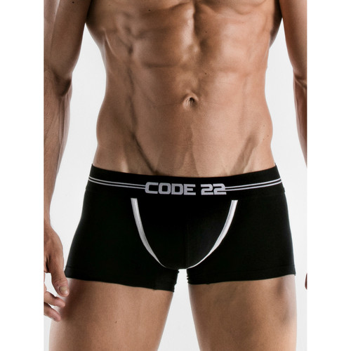 Unterwäsche Herren Boxer Code 22 Boxer-Leistung Code22 Schwarz