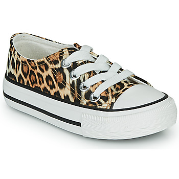 Schuhe Mädchen Sneaker Low Citrouille et Compagnie OTAL Leopard