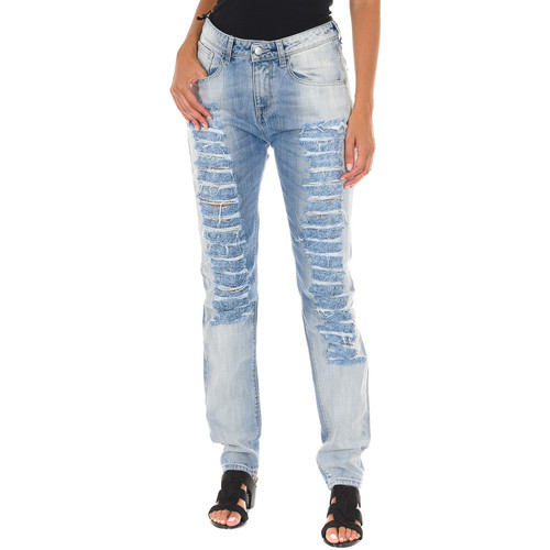 Kleidung Damen Flare Jeans/Bootcut Met 10DB50285-D034 Blau