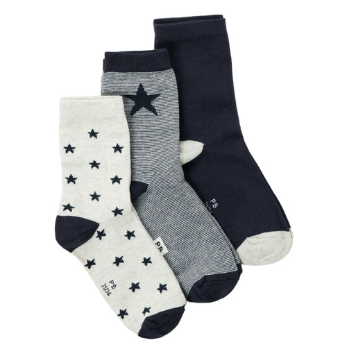 Accessoires Jungen Socken & Strümpfe Petit Bateau PILONI Grau / Schattengrau / Blau