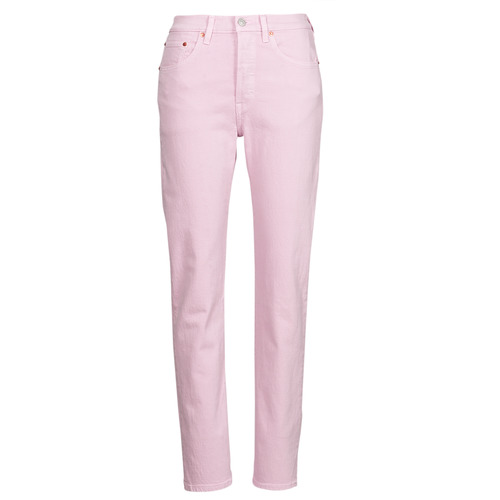 Kleidung Damen Boyfriend Jeans Levi's 501 CROP Rosa