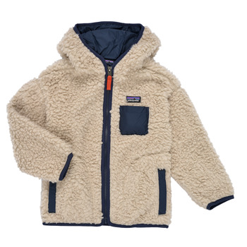 Kleidung Kinder Fleecepullover Patagonia RETRO X HOODY Beige