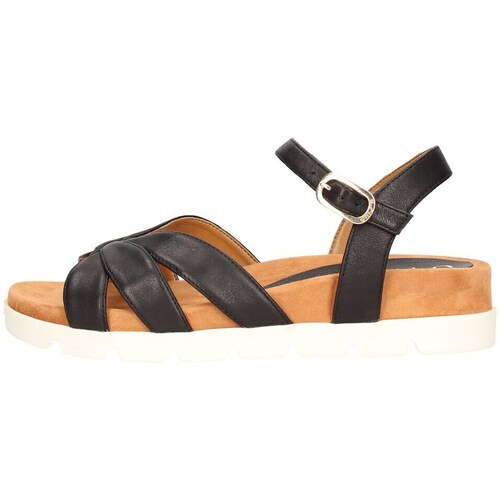 Schuhe Damen Sandalen / Sandaletten Unisa Cedillo Sandelholz Frau Schwarz Schwarz