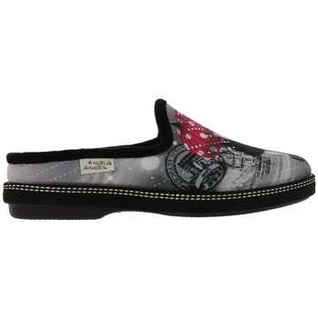 Schuhe Damen Hausschuhe La Maison De L'espadrille 68124 Schwarz