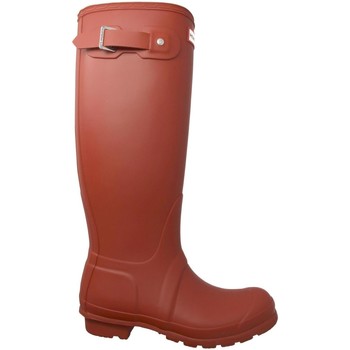 Schuhe Damen Stiefel Hunter  Rot