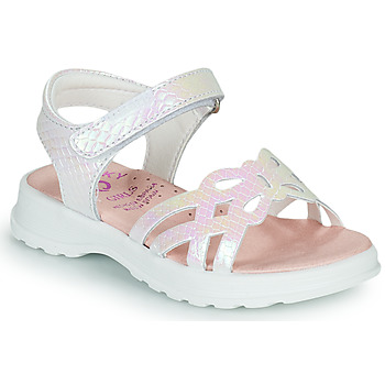 Schuhe Mädchen Sandalen / Sandaletten Pablosky TOMATO Weiss