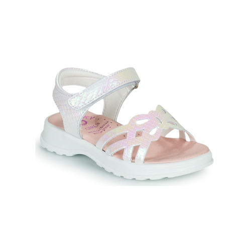 Schuhe Mädchen Sandalen / Sandaletten Pablosky TOMATO Weiss