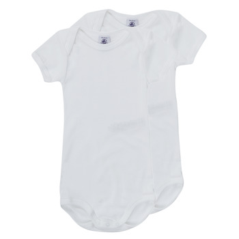 Kleidung Kinder Pyjamas/ Nachthemden Petit Bateau WALY Weiss