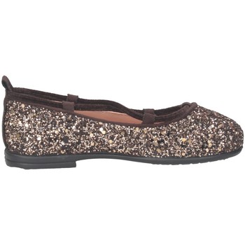 Schuhe Mädchen Ballerinas Unisa SEIMY F21 GL ACROPOLIS Ballet Pumps Kind MORO / GOLD Braun