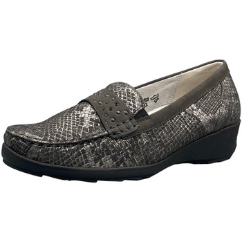 Schuhe Damen Slipper Waldläufer Slipper 348501-301/052 348501-301/052 Grau