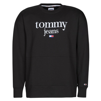 Kleidung Herren Sweatshirts Tommy Jeans TJM REG MODERN CORP LOGO CREW Schwarz