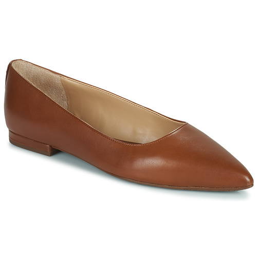 Schuhe Damen Ballerinas Lauren Ralph Lauren LONDYN Cognac