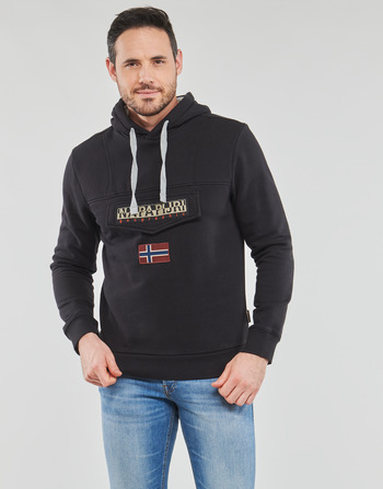 Kleidung Herren Sweatshirts Napapijri BURGEE Schwarz