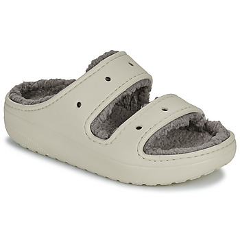 Schuhe Damen Pantoffel Crocs CLASSIC COZZZY SANDAL Beige