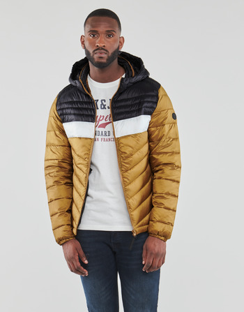 Kleidung Herren Daunenjacken Jack & Jones JJEHERO PUFFER HOOD Cognac