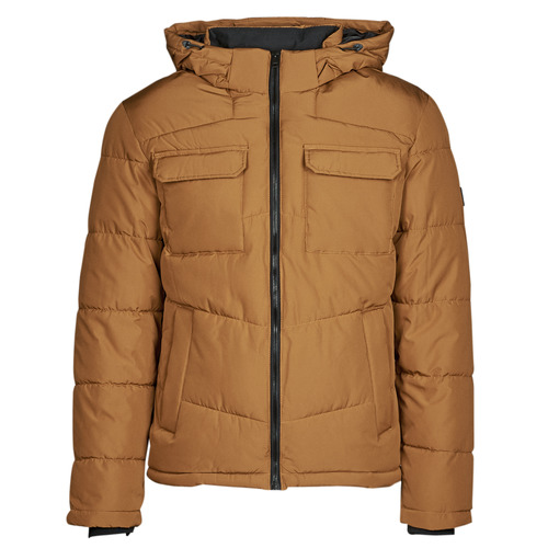 Kleidung Herren Daunenjacken Jack & Jones JJBRADY PUFFER Cognac