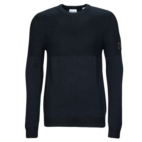 Kleidung Herren Pullover Jack & Jones JJSPENCER KNIT CREW NECK Marine