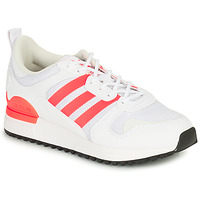 Schuhe Mädchen Sneaker Low adidas Originals ZX 700 HD J Weiss / Korallenrot