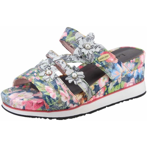 Schuhe Damen Pantoletten / Clogs Laura Vita Pantoletten gris SLA189-17A Hecio 17 Multicolor