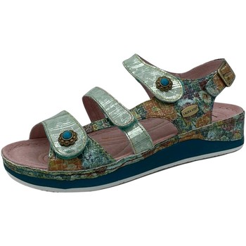 Schuhe Damen Sandalen / Sandaletten Laura Vita Sandaletten SANDALETTE BRCUELO 0621 SL150420-6M Grün