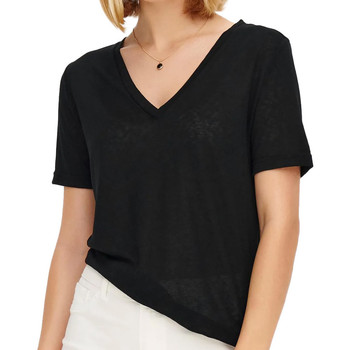 Kleidung Damen T-Shirts & Poloshirts JDY 15254665 Schwarz