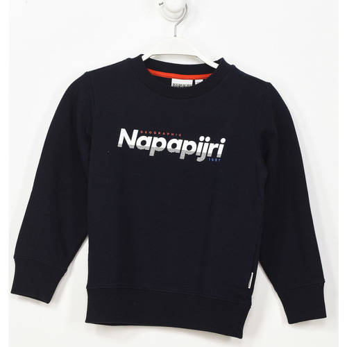 Kleidung Jungen Sweatshirts Napapijri GA4EQ6-176 Schwarz