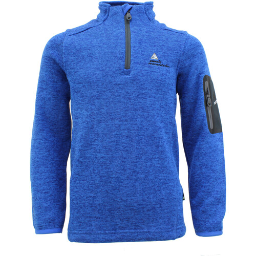 Kleidung Jungen Fleecepullover Peak Mountain Sweat polaire garçon ECYPA Blau