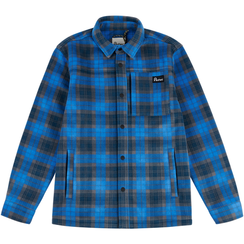 Kleidung Herren Langärmelige Hemden Penfield Surchemise à careaux  Checked Blau