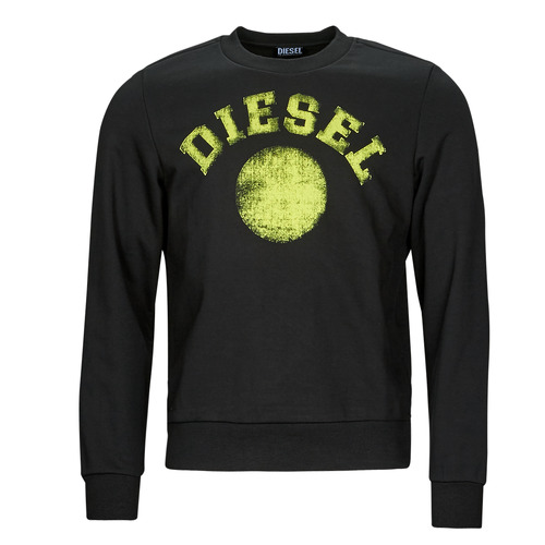 Kleidung Herren Sweatshirts Diesel S-GINN-K30 Schwarz / Grün