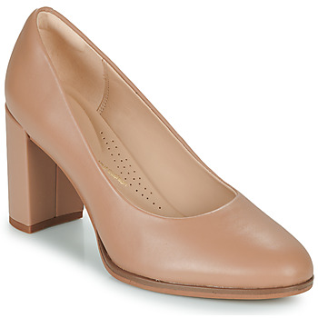 Schuhe Damen Pumps Clarks FREVA85 COURT Beige