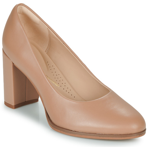 Schuhe Damen Pumps Clarks FREVA85 COURT Beige