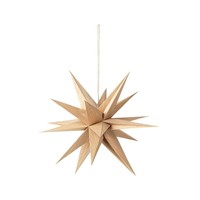 Home Weihnachtsdekorationen Broste Copenhagen DECO ETOILE 'VENUS' BOIS Beige