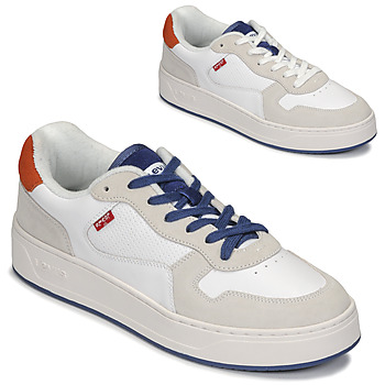 Schuhe Herren Sneaker Low Levi's GLIDE Weiss / Beige / Blau