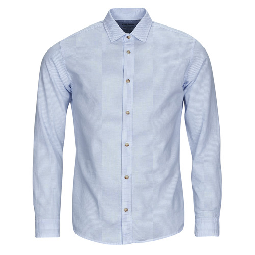 Kleidung Herren Langärmelige Hemden Jack & Jones JJESUMMER SHIRT L/S Blau