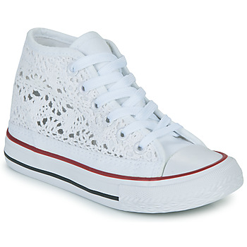 Schuhe Mädchen Sneaker High Citrouille et Compagnie HELANI Weiss