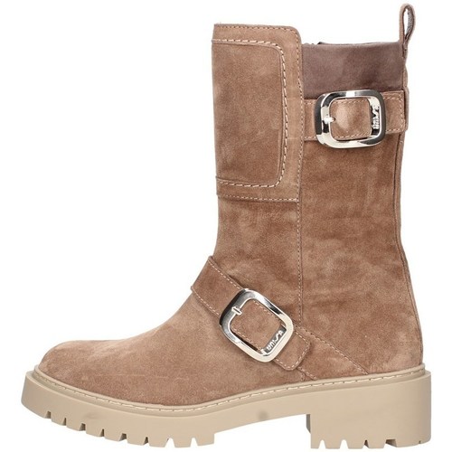 Schuhe Damen Low Boots Unisa Grido amphibie Frau Taupe Braun