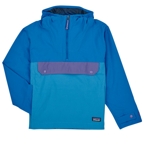 Kleidung Kinder Jacken Patagonia Kids' Isthmus Anorak Blau / Violett