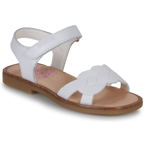 Schuhe Mädchen Sandalen / Sandaletten Pablosky 419408 Weiss