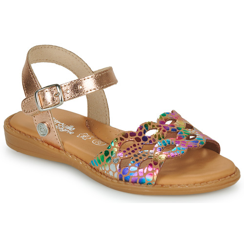 Schuhe Mädchen Sandalen / Sandaletten Citrouille et Compagnie KIMONI Multicolor