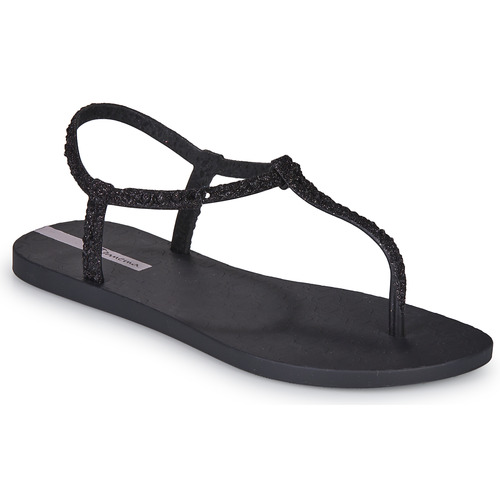 Schuhe Damen Zehensandalen Ipanema CLASS SANDAL GLITTER Schwarz