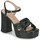 Schuhe Damen Sandalen / Sandaletten Unisa UMI Schwarz