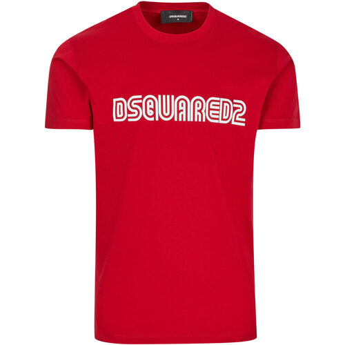 Kleidung Herren T-Shirts Dsquared S71GD1186 Rot