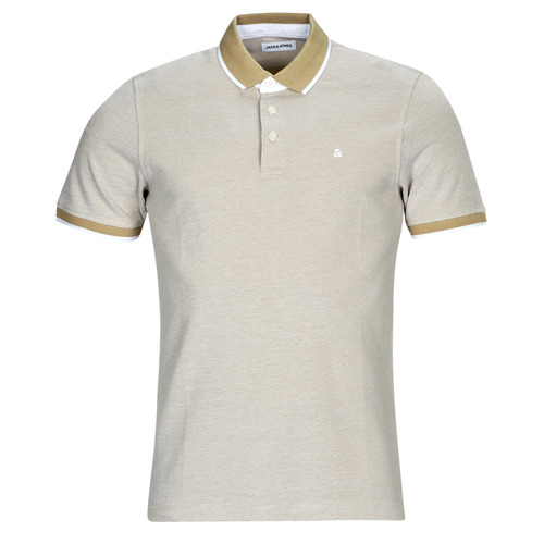 Kleidung Herren Polohemden Jack & Jones JJEPAULOS POLO SS Beige