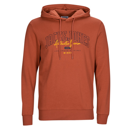 Kleidung Herren Sweatshirts Jack & Jones JJLARRY SWEAT HOOD Bordeaux