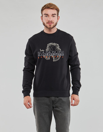 Kleidung Herren Sweatshirts Napapijri ICEBERG Schwarz