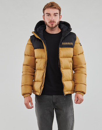 Kleidung Herren Daunenjacken Napapijri HORNELEN Beige / Schwarz