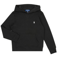 Kleidung Kinder Sweatshirts Polo Ralph Lauren LS PO HOOD-TOPS-KNIT Schwarz